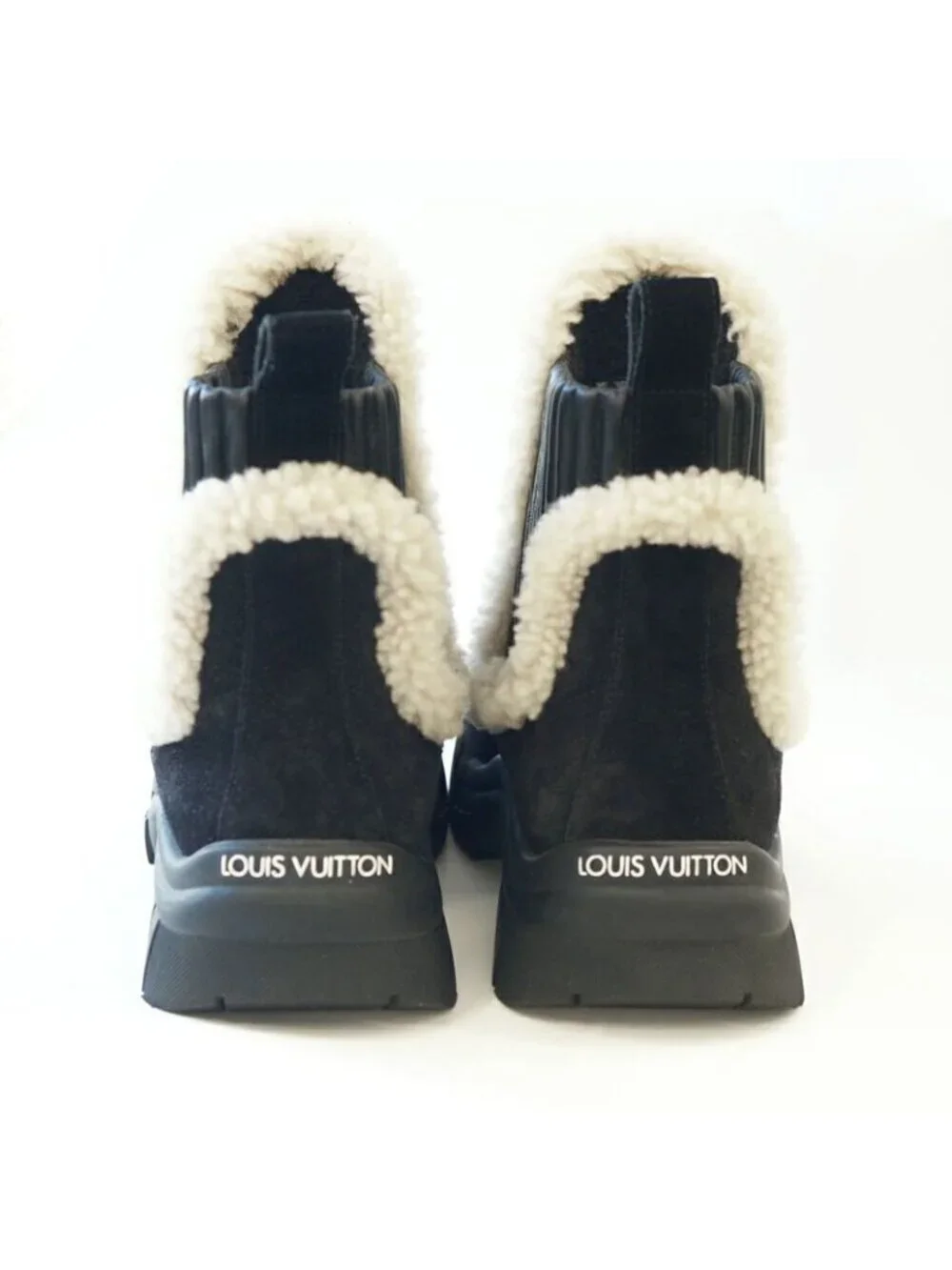 Louis Vuitton Ma0273 Ruby Ankle Boots Mouton Shoes 38 Size Approx 24.5 - Picture 3 of 10